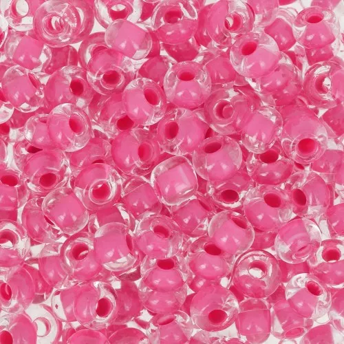 Preciosa Seed Beads 6/0 4 mm - Terra Intensive - Pink Lined x20g
