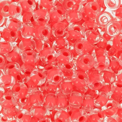 Preciosa Seed Beads 6/0 4 mm - Terra Intensive - Red Lined x20g