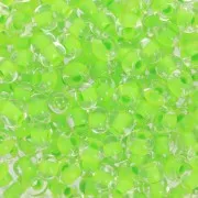 Preciosa Seed beads 6/0 4 mm - Terra Intensive - Lime Green Lined x20g