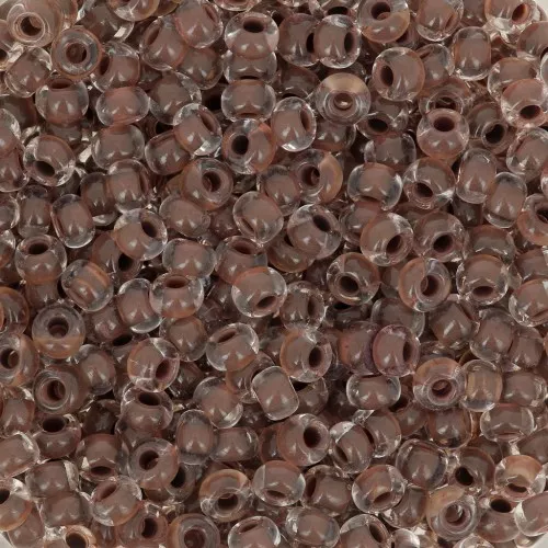 Preciosa Seed Beads 8/0 3 mm - Terra Intensive - Chocolate Brown Lined x20g