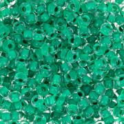 Preciosa Seed Beads 8/0 3 mm - Terra Intensive - Sea Green Lined x 20 g