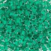 Preciosa Seed Beads 8/0 3 mm - Terra Intensive - Sea Green Lined x 20 g