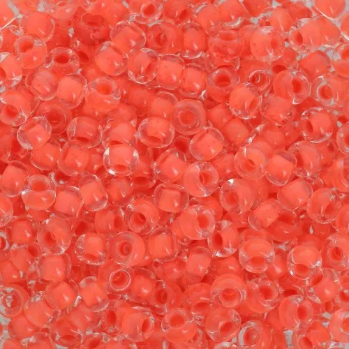 Preciosa Seed Beads 8/0 3 mm - Terra Intensive - Orange Lined x20g