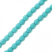 Round beads Shiny 2mm Turquoise Bleu x150