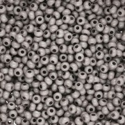 Preciosa Seed Beads 11/0 2 mm - Solgel - Grey 3 Dyed Chalkwhite x 20 g