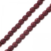 Round beads Shiny 2mm Cranberry x150|raw }}