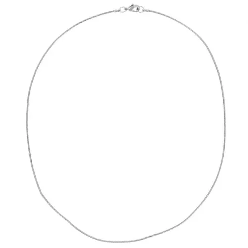 Serpentine choker 1.2 mm Silver x42 cm