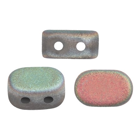 4x6mm Lipsi® Glass beads by Puca® - Full Vitrail Mat  x10g