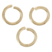 5x0.8mm Round open rings - Gold Tone x25|raw }}