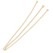 51x0.8mm Ball Pins - Gold Tone x25|raw }}