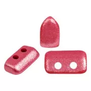 2x5mm Glass beads Piros® by Puca® - Coral Pearl x10g