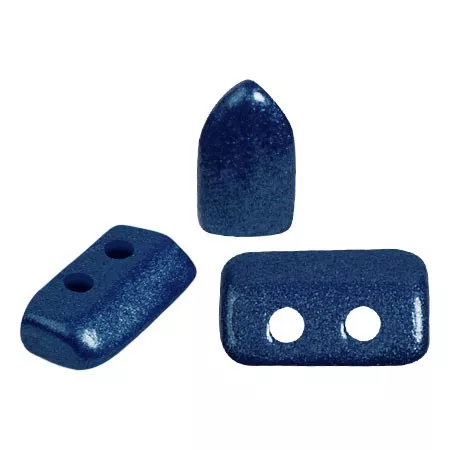 2x5mm Glass beads Piros® by Puca® - Dark Blue Pearl x10g