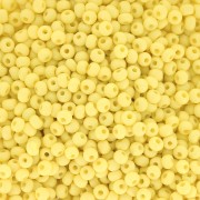 Preciosa Seed Beads 11/0 2 mm - Permalux Light Yellow Matte x 20 g