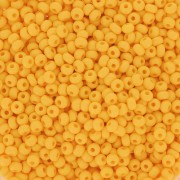 Preciosa Seed Beads 11/0 2 mm - Permalux Dark Yellow Matte x20g