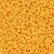 Preciosa Seed Beads 11/0 2 mm - Permalux Dark Yellow Matte x20g