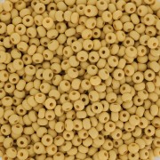 Preciosa Seed Beads 11/0 2 mm - Permalux Yellow Brown Matte x 20 g