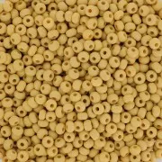 Preciosa Seed Beads 11/0 2 mm - Permalux Yellow Brown Matte x 20 g