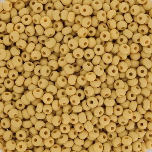 Preciosa Seed Beads 11/0 2 mm - Permalux Yellow Brown Matte x 20 g