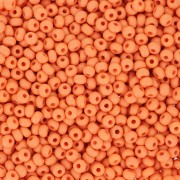 Preciosa Seed Beads 11/0 2 mm - Permalux Matte Orange x20g
