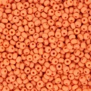 Preciosa Seed Beads 11/0 2 mm - Permalux Matte Orange x20g