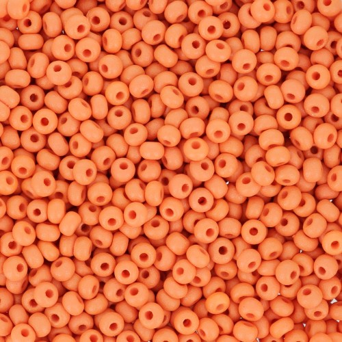 Preciosa Seed Beads 11/0 2 mm - Permalux Matte Orange x20g