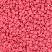 Preciosa Seed beads 11/0 2 mm - Permalux Red Mat x20g