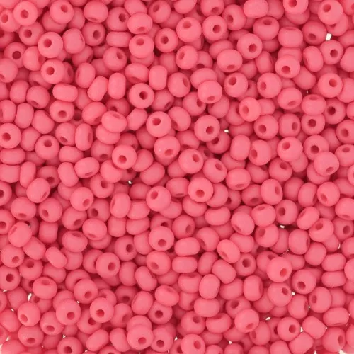 Preciosa Seed Beads 11/0 2 mm - Permalux Red Mat x20g