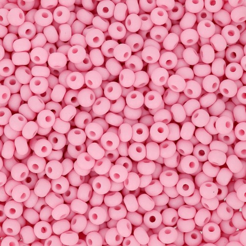 Preciosa Seed Beads 11/0 2 mm - Permalux Light Pink Matte x20g