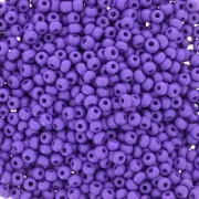 Preciosa Seed Beads 11/0 2 mm - Permalux Dark Violet Matte x20g