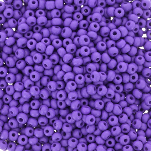 Preciosa Seed Beads 11/0 2 mm - Permalux Dark Violet Matte x20g