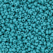 Preciosa Seed Beads 11/0 2 mm - Permalux Teal Matte x20g