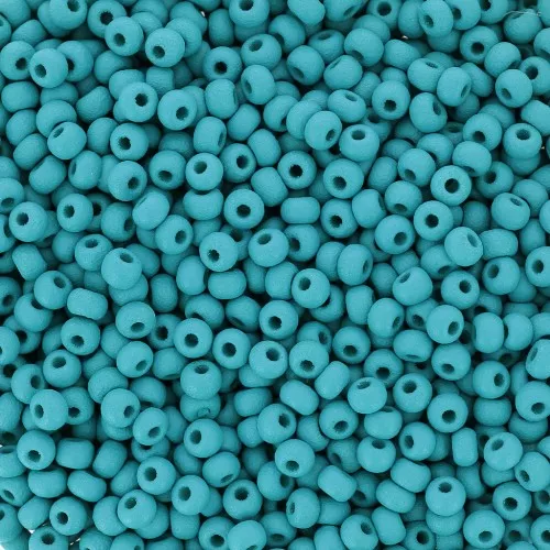 Preciosa Seed Beads 11/0 2 mm - Permalux Teal Matte x20g