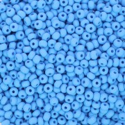 Preciosa Seed Beads 11/0 2 mm - Permalux Light Blue Matte x20g