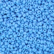 Preciosa Seed Beads 11/0 2 mm - Permalux Light Blue Matte x20g
