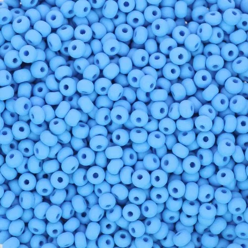 Preciosa Seed Beads 11/0 2 mm - Permalux Light Blue Matte x20g