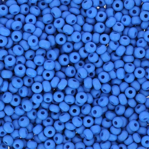 Preciosa Seed Beads 11/0 2 mm - Permalux Blue Matte x20g