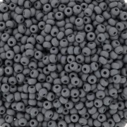 Preciosa Seed Beads 11/0 2 mm - Permalux Grey Matte x20g