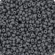 Preciosa Seed Beads 11/0 2 mm - Permalux Grey Matte x20g