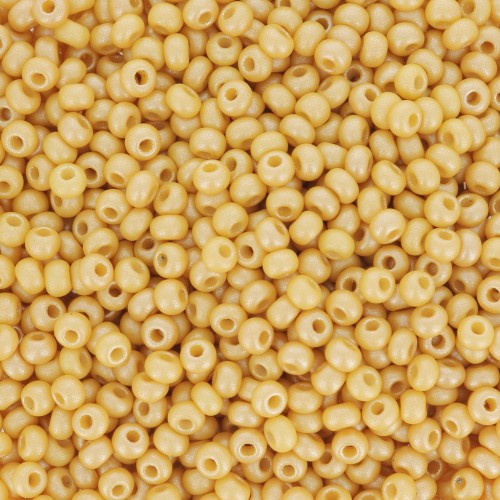 Preciosa Seed beads 11/0 2 mm - Permalux Yellow Brown x20g