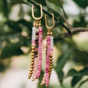 Rondelle beads faceted - round flattened 4.5x4 mm - Gold x41cm