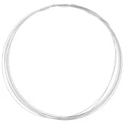 0,40mm 999/1000 Pure Silver half-hard round wire for settings x 2m