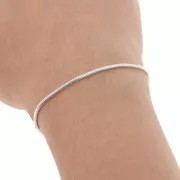 Serpentine Chain 1.5mm 925 Sterling Silver x1m