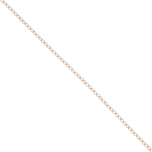 Cable chain chain 1.7 mm - Rose Gold filled x 50 cm