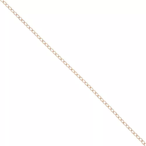 Cable chain chain 1.7 mm - Rose Gold filled x 50 cm
