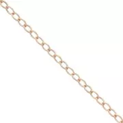 Cable chain chain 1.7 mm - Rose Gold filled x 50 cm