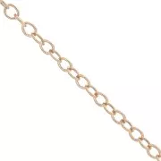 Cable chain chain 1.2 mm - Rose Gold-filled x 1m