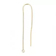 Gold filled Earthread 48+40mm x2