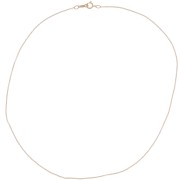 Choker Cable chain links 1.1 mm - Rose Gold-filled x 41.5cm