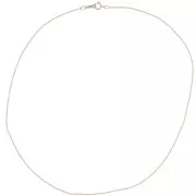 Choker Cable chain links 1.1 mm - Rose Gold-filled x 41.5cm