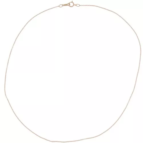 Choker Cable chain links 1.1 mm - Rose Gold-filled x 41.5cm